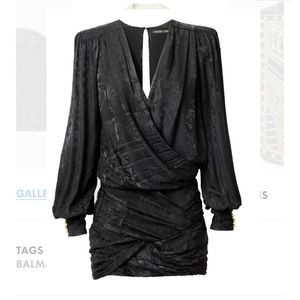 Balmain x H&M Jacquard Silk Dress